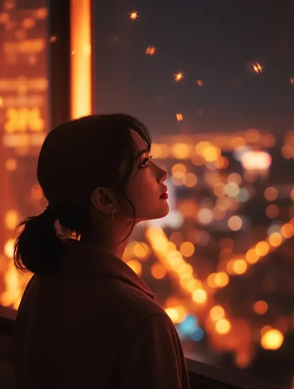短剧网站《午夜霓虹的未婚妻》甜宠题材短剧竖版海报