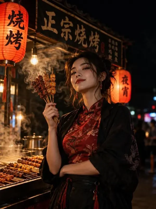 短剧网站《夜市女王归来》迷你封面